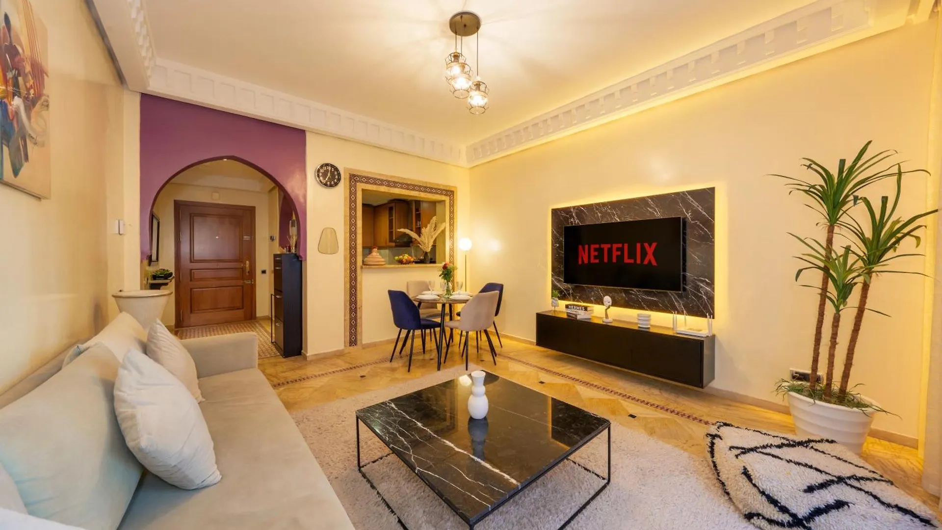 Appartement Haut Standing Gueliz Plaza Avec Vue Marrakesh 0*,