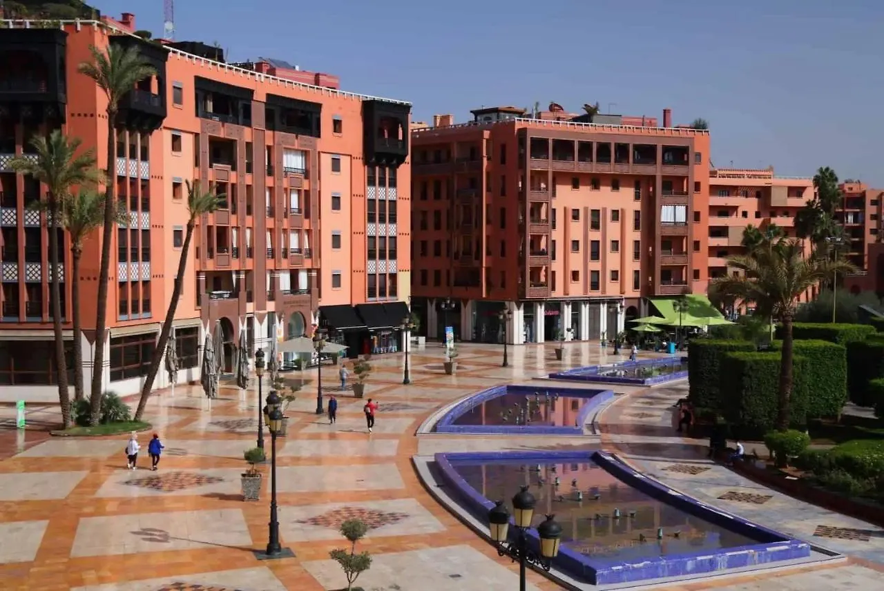 Appartement Haut Standing Gueliz Plaza Avec Vue 마라케시 아파트