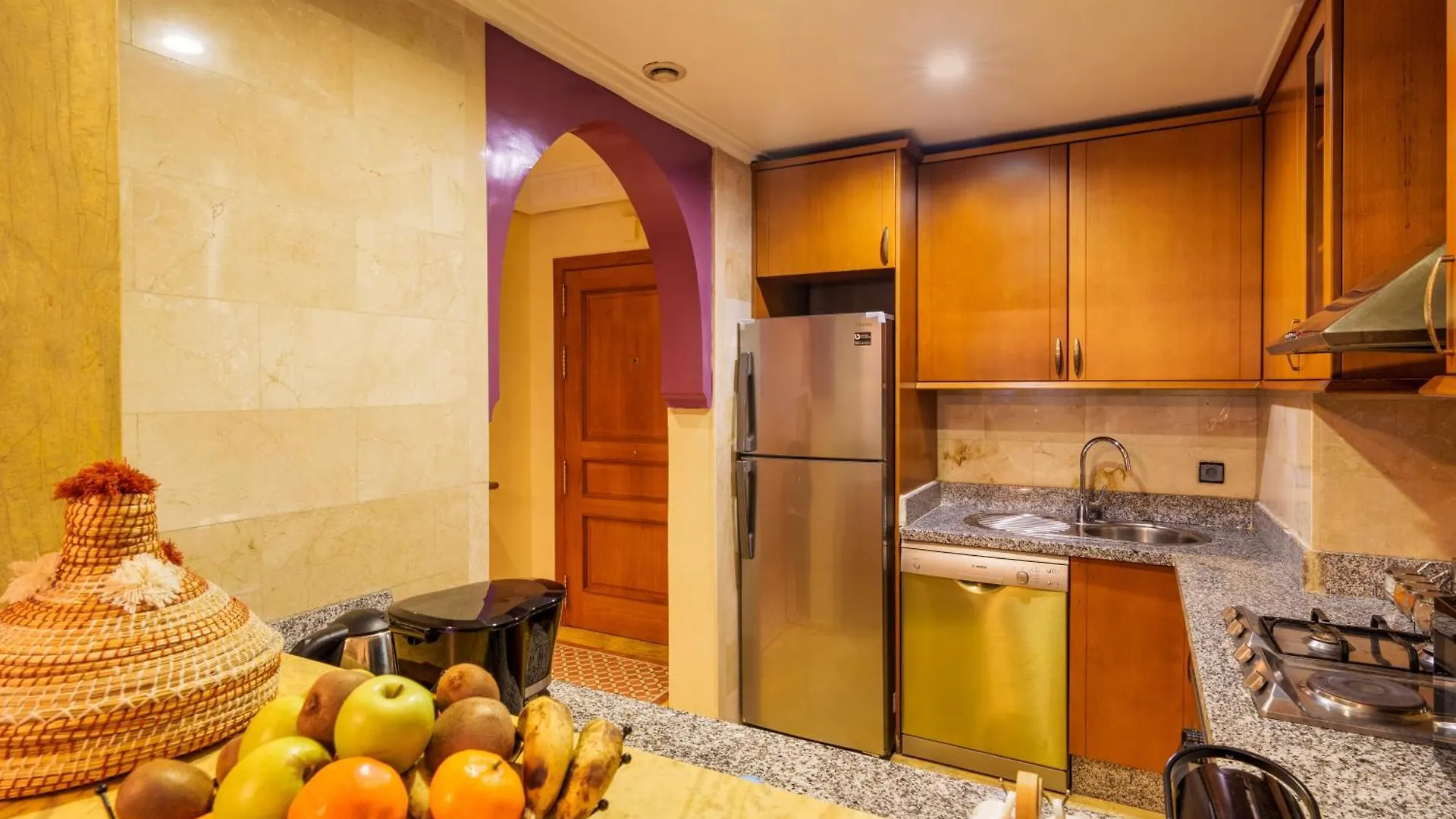 Appartement Haut Standing Gueliz Plaza Avec Vue 마라케시 모로코